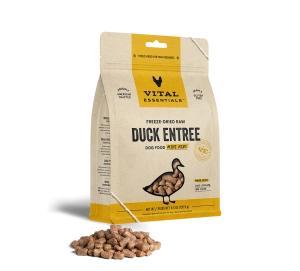 Vital Essentials Duck Entree Mini Nibs Freeze-Dried Raw Dog Food