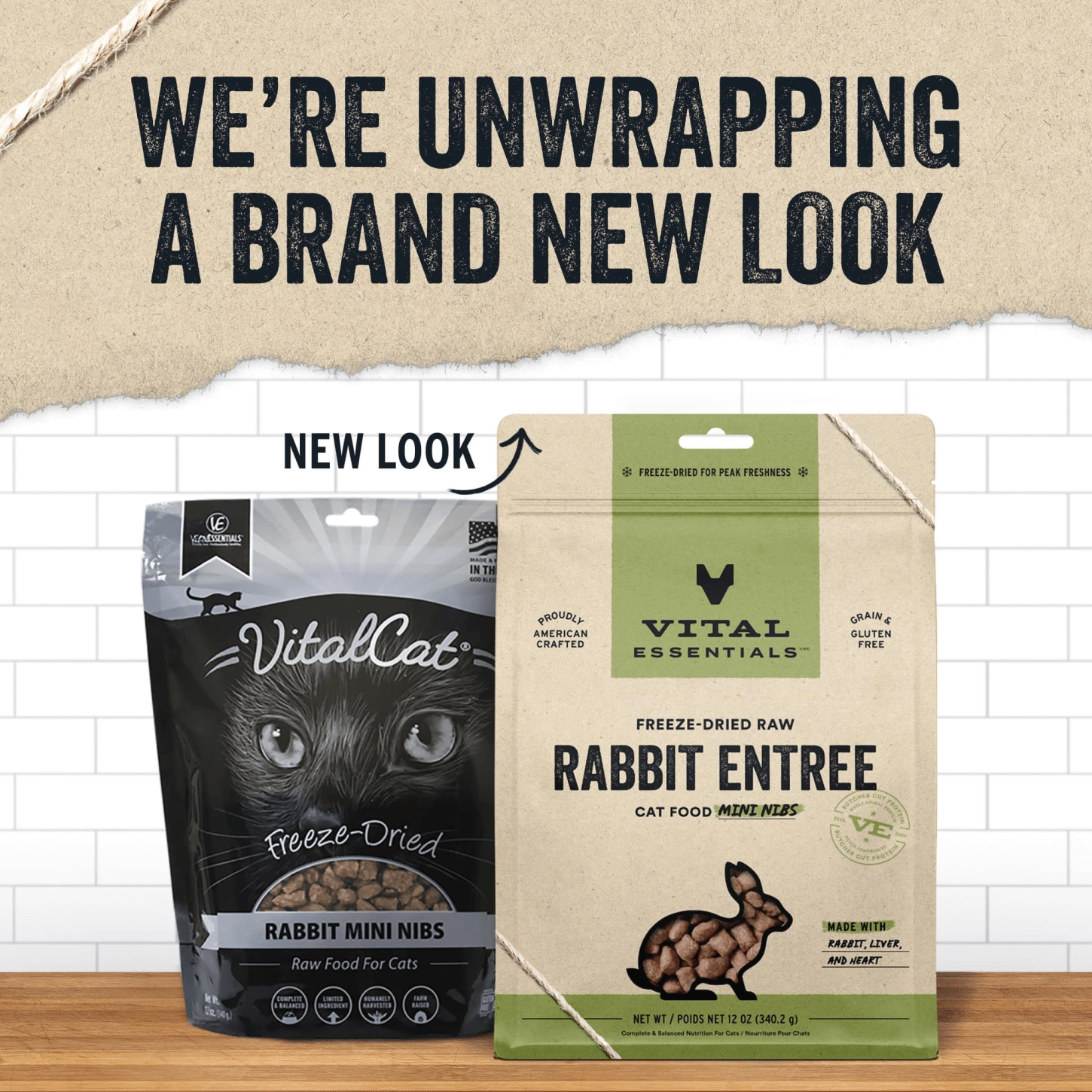 Vital Essentials Rabbit Entree Mini Nibs Freeze-Dried Raw Cat Food