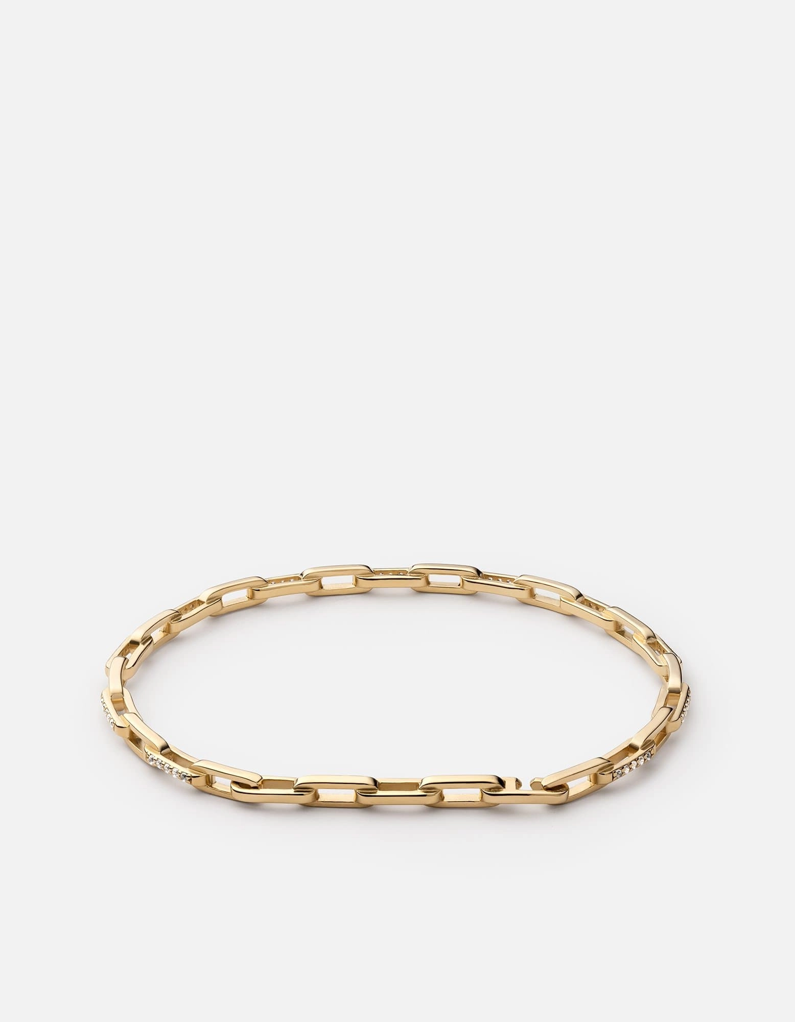 Volt Link Cuff, Gold Vermeil/Sapphire