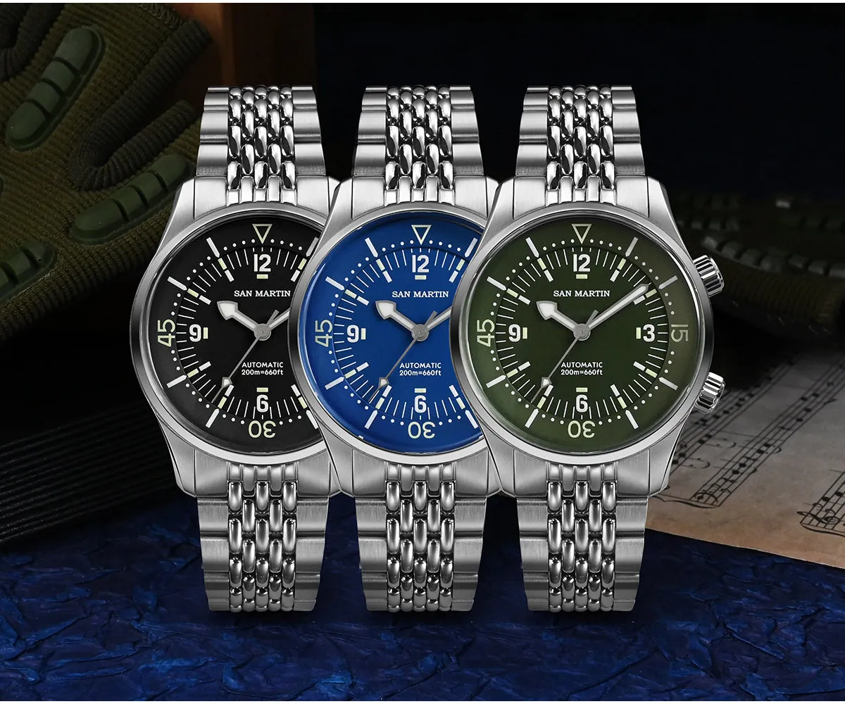 Watchdives x San Martin 39mm Leyenda Diver Watch SN0141W
