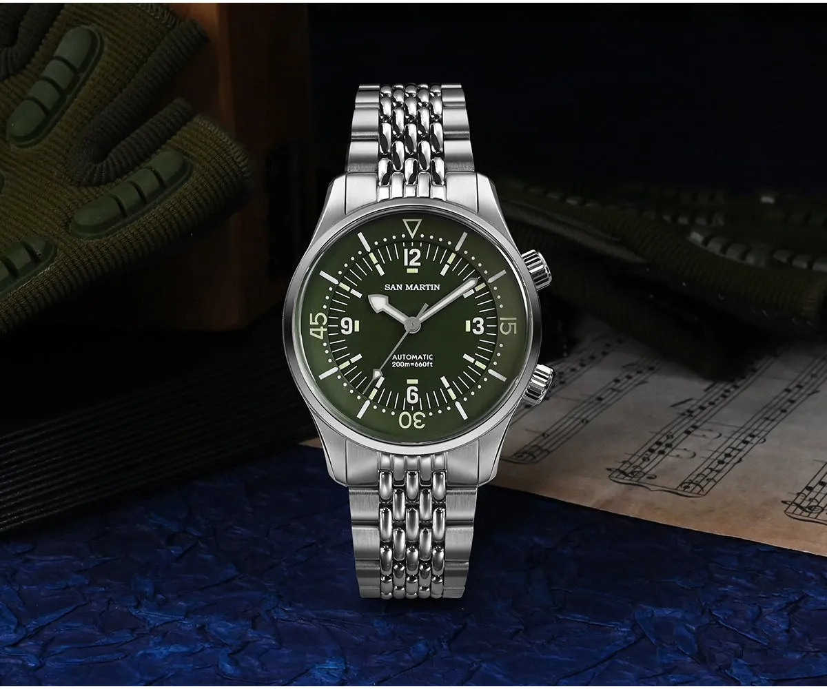 Watchdives x San Martin 39mm Leyenda Diver Watch SN0141W