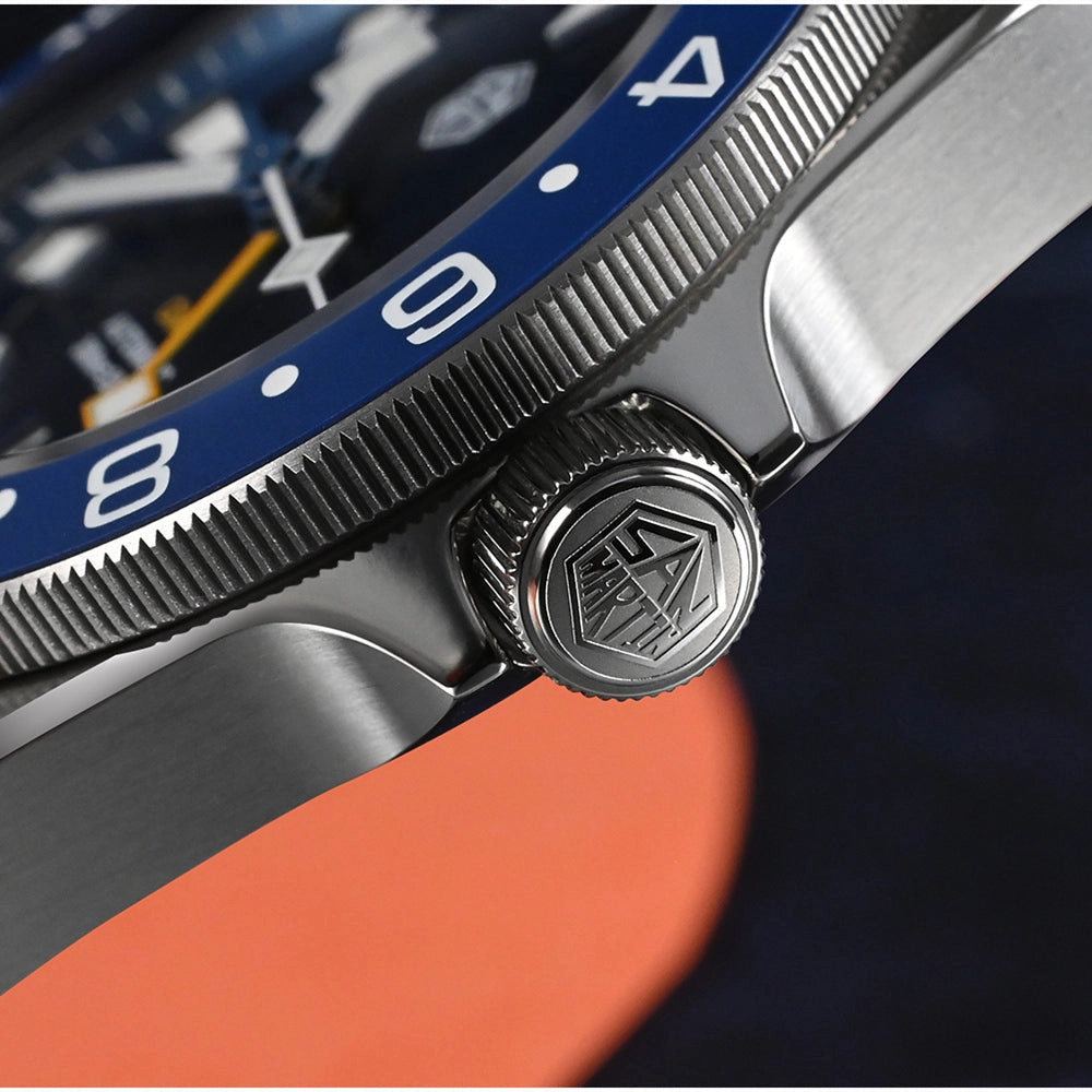 Watchdives x San Martin Titanium NH34 GMT Watch SN0121TC