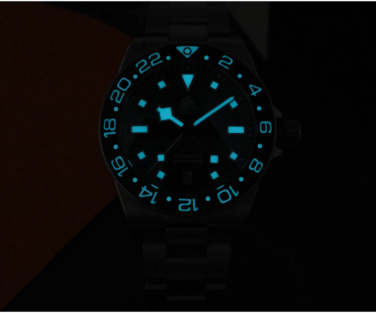 Watchdives x San Martin Titanium NH34 GMT Watch SN0121TC