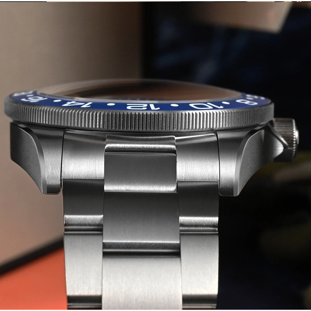 Watchdives x San Martin Titanium NH34 GMT Watch SN0121TC