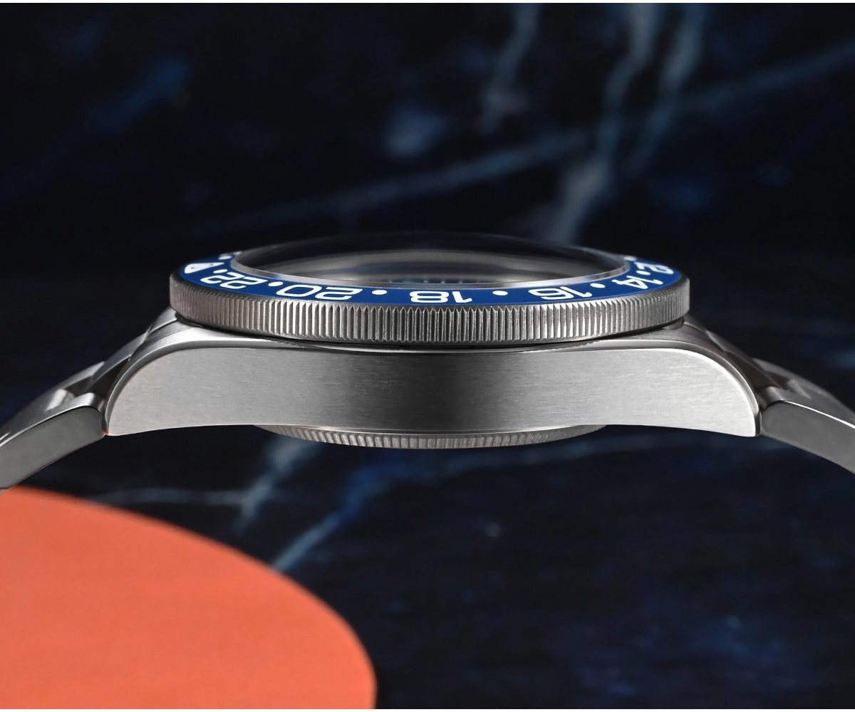 Watchdives x San Martin Titanium NH34 GMT Watch SN0121TC