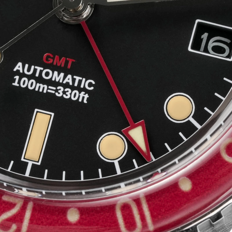 ★Weekly Deals★Watchdives WD6542 38mm GMT Men Watch