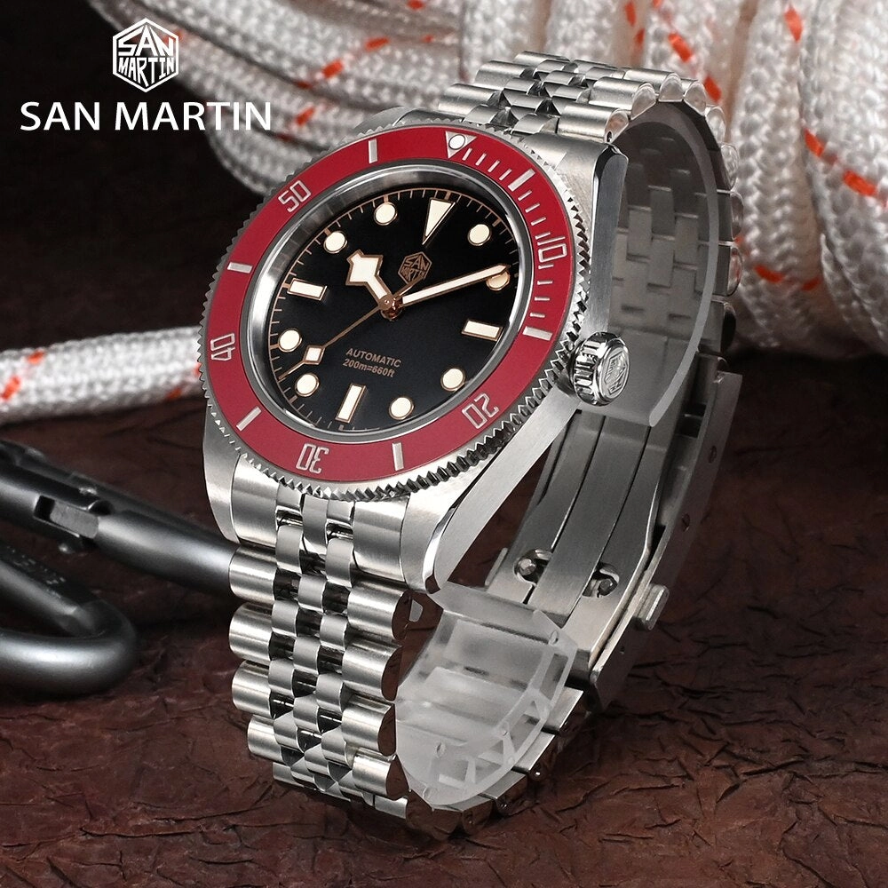 ★WeeklyDeal★San Martin 40mm BB58 Automatic Watcth SN0128