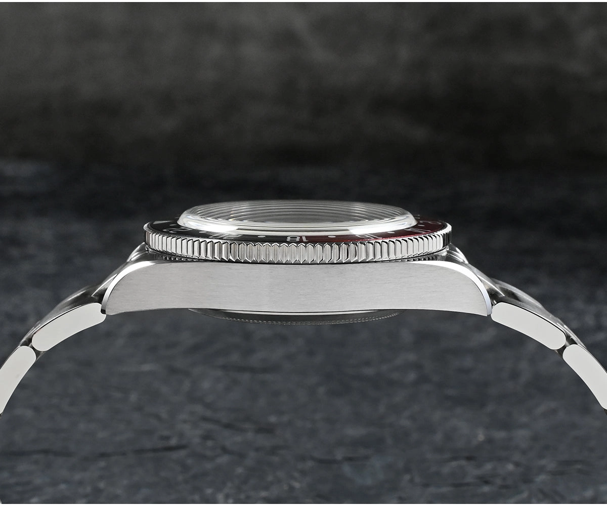 ★WeeklyDeal★San Martin NH34 BB58 GMT Watch SN0109 V2