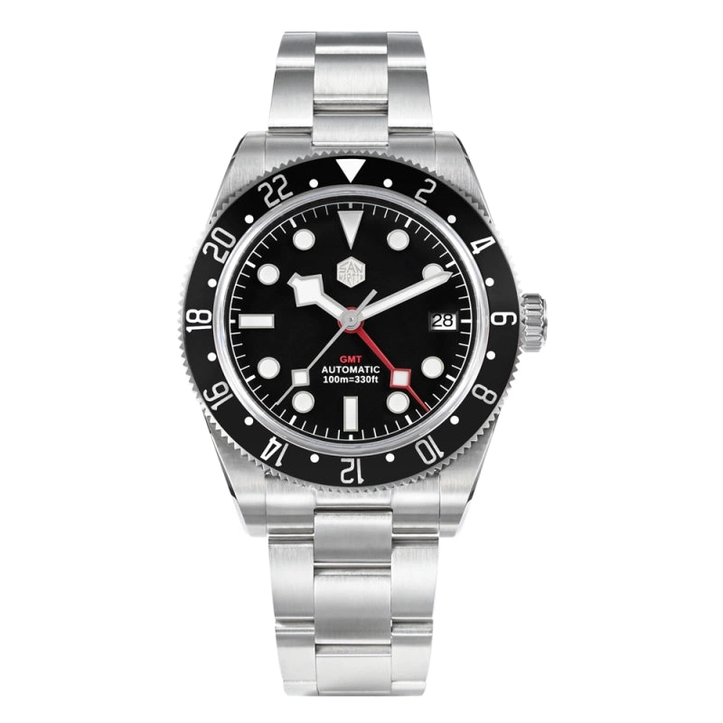 ★WeeklyDeal★San Martin NH34 BB58 GMT Watch SN0109 V2
