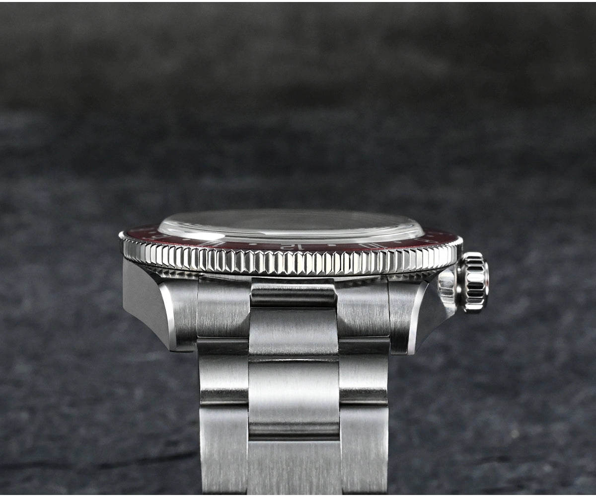 ★WeeklyDeal★San Martin NH34 BB58 GMT Watch SN0109 V2