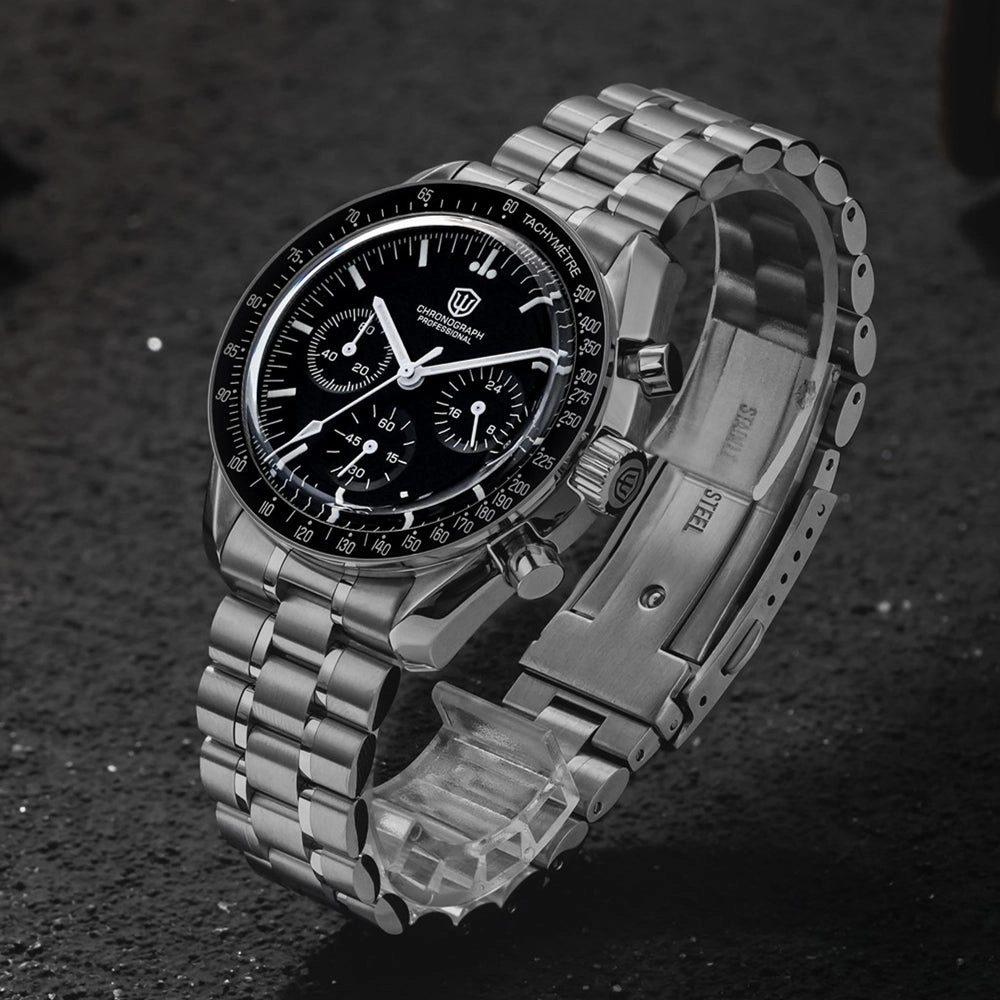 ★WeeklyDeal★Watchdives 39mm VK63 Chronograph Watch WD1863