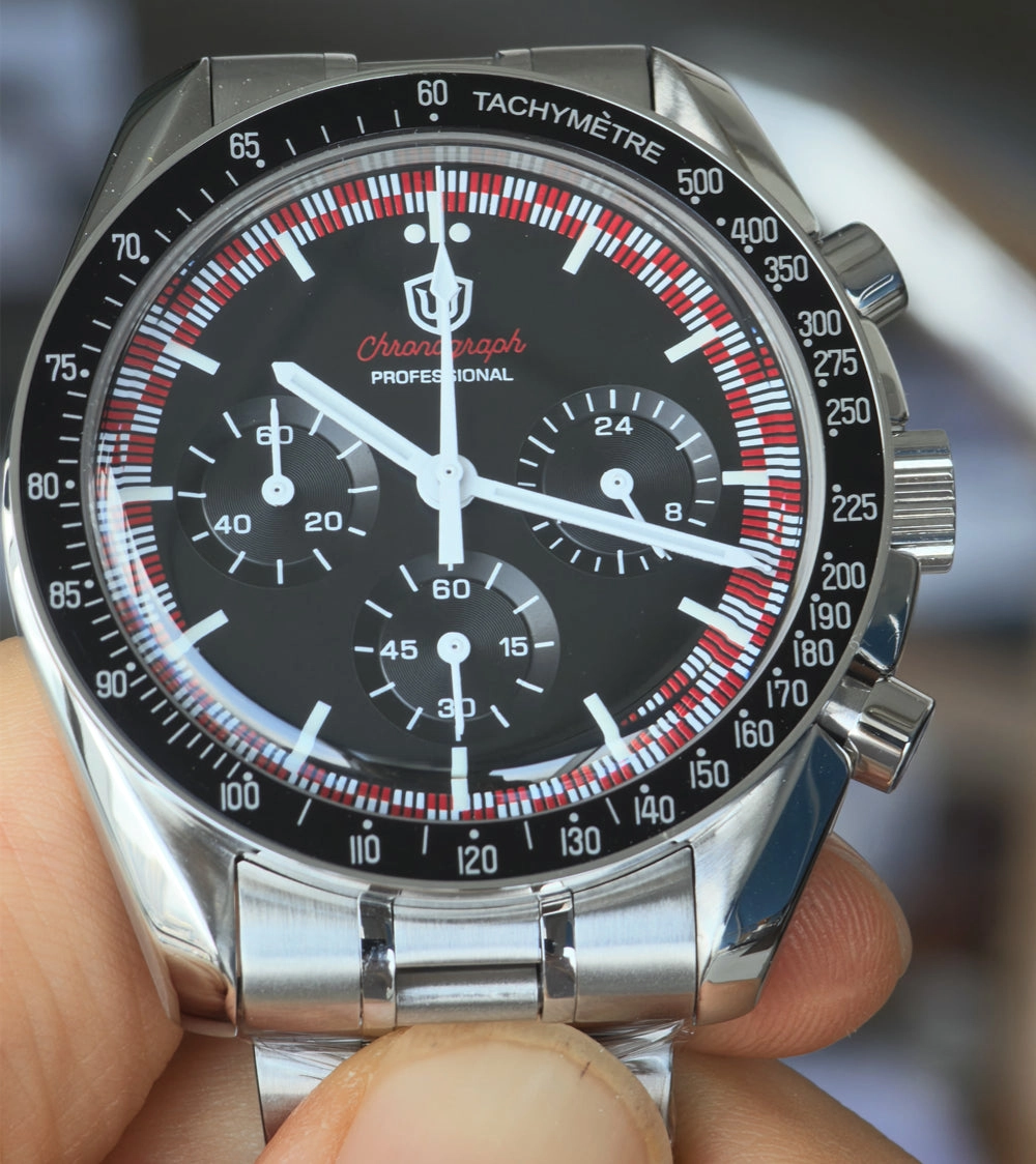 ★WeeklyDeal★Watchdives 39mm VK63 Chronograph Watch WD1863