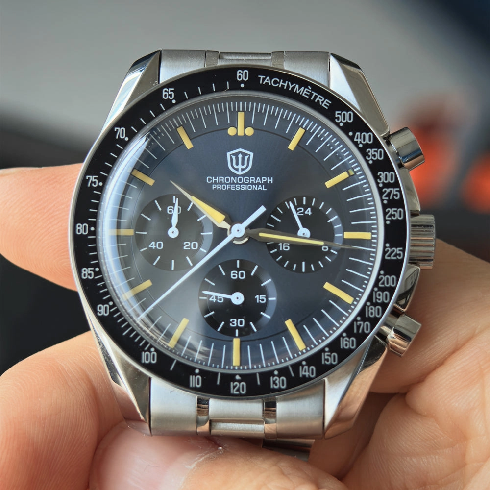 ★WeeklyDeal★Watchdives 39mm VK63 Chronograph Watch WD1863