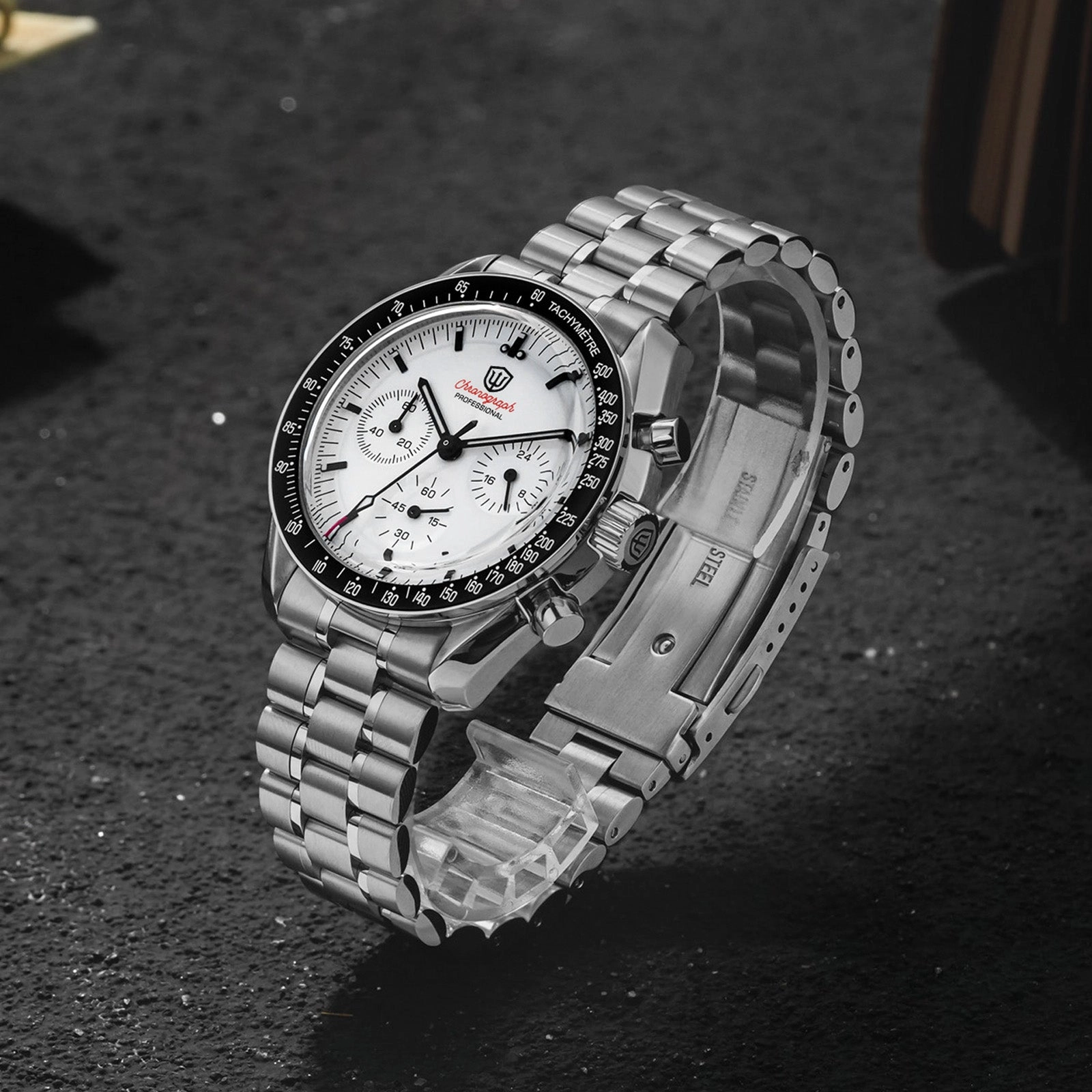 ★WeeklyDeal★Watchdives 39mm VK63 Chronograph Watch WD1863