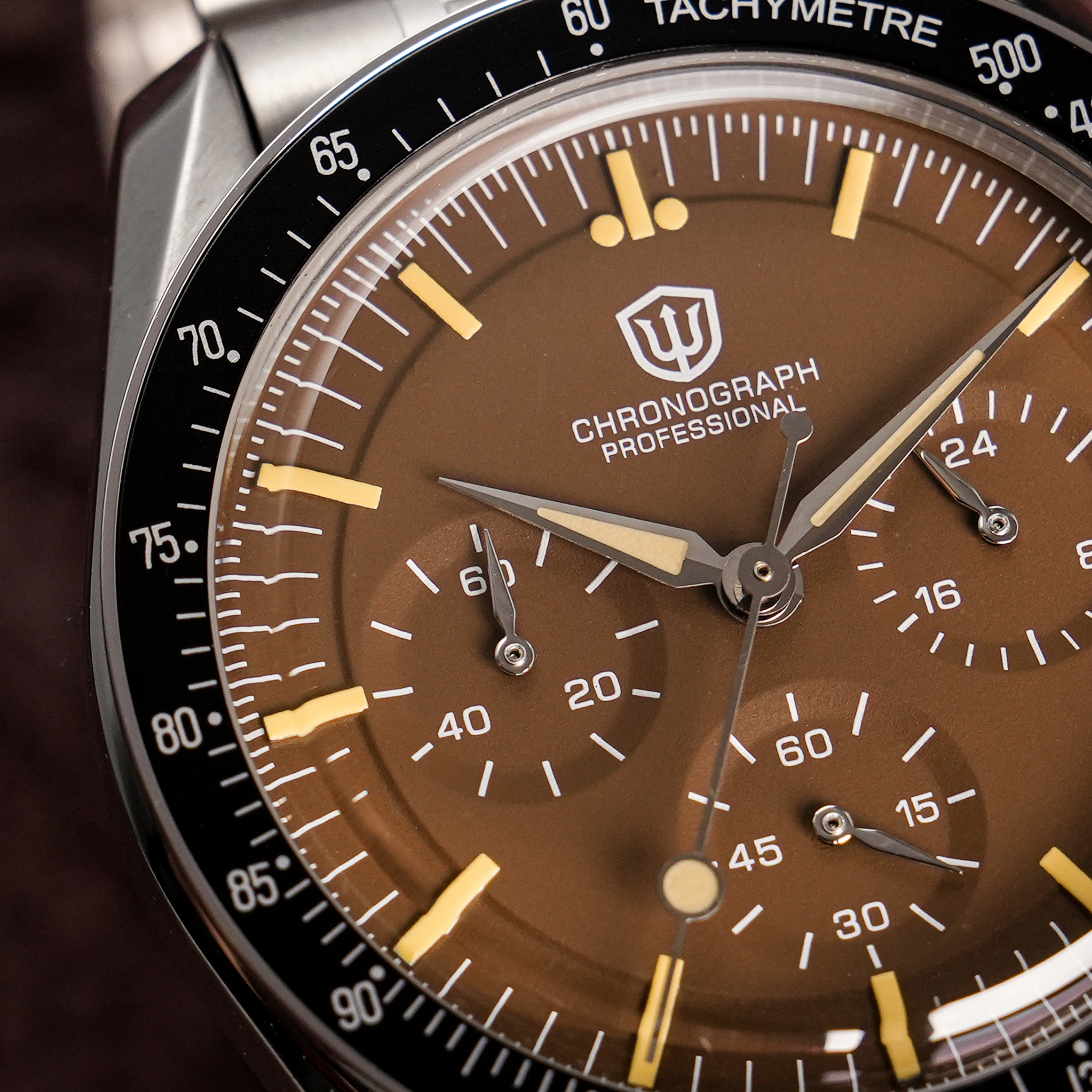 ★WeeklyDeal★Watchdives 39mm VK63 Chronograph Watch WD1863