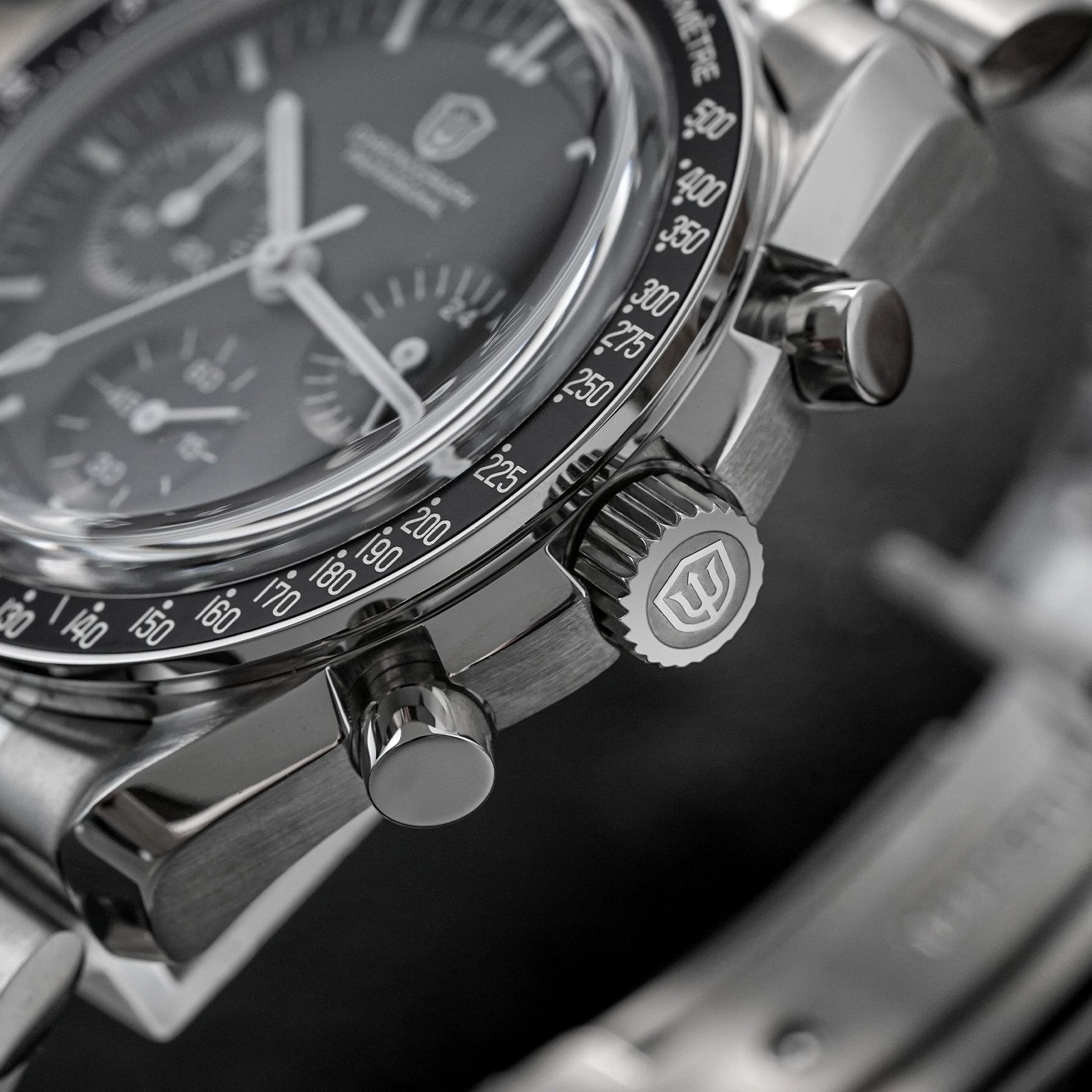 ★WeeklyDeal★Watchdives 39mm VK63 Chronograph Watch WD1863