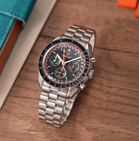 ★WeeklyDeal★Watchdives 39mm VK63 Chronograph Watch WD1863