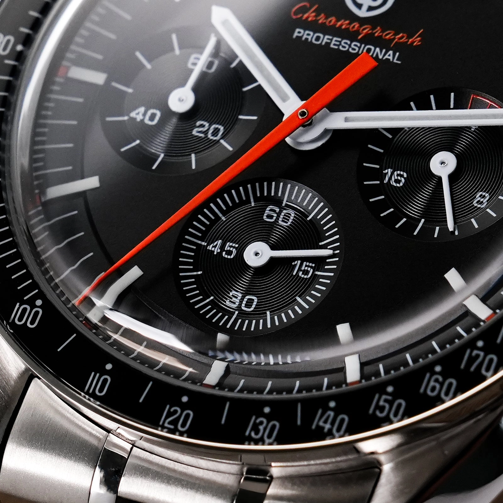 ★WeeklyDeal★Watchdives 39mm VK63 Chronograph Watch WD1863