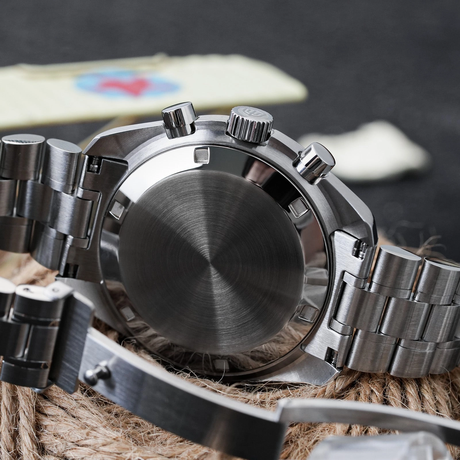 ★WeeklyDeal★Watchdives 39mm VK63 Chronograph Watch WD1863