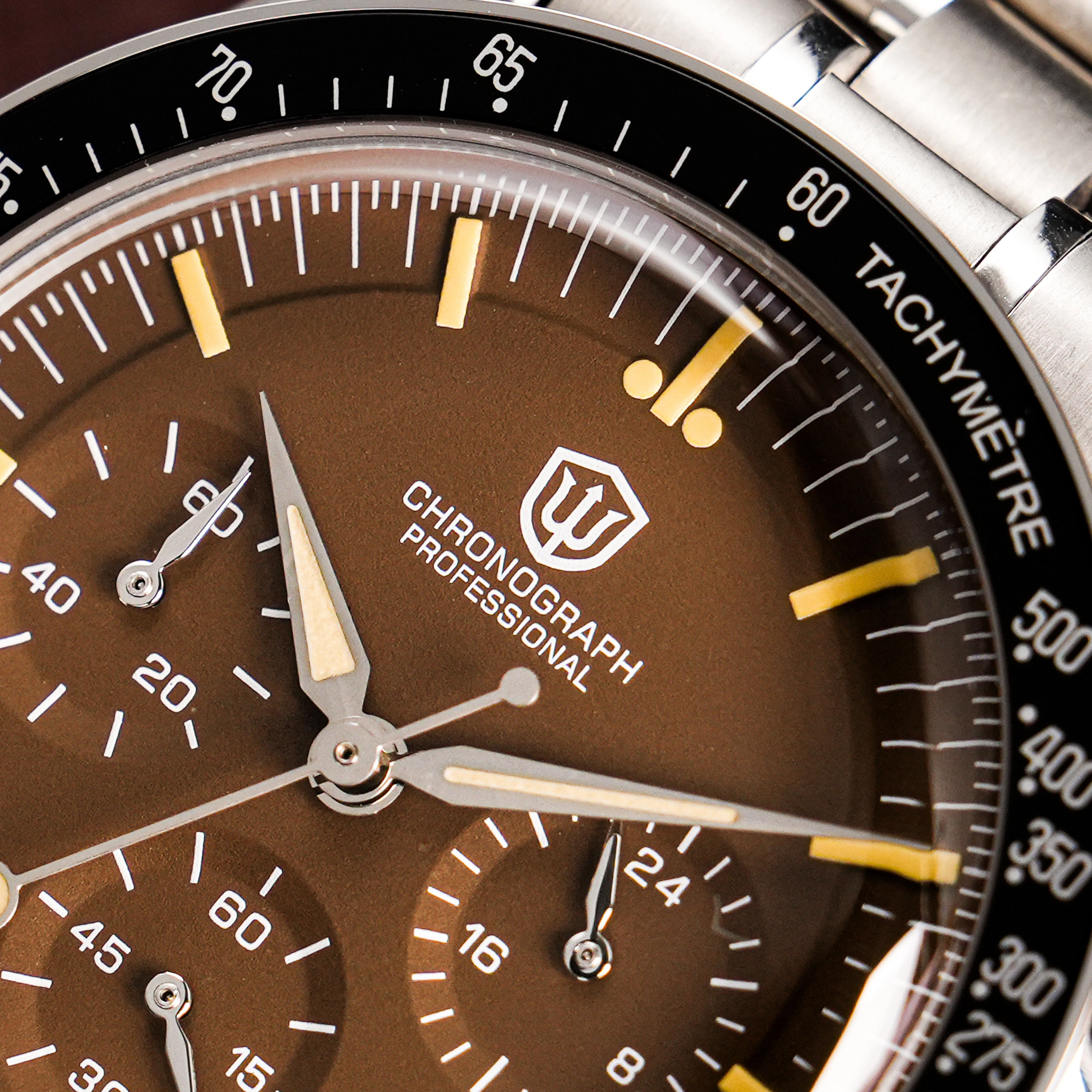 ★WeeklyDeal★Watchdives 39mm VK63 Chronograph Watch WD1863