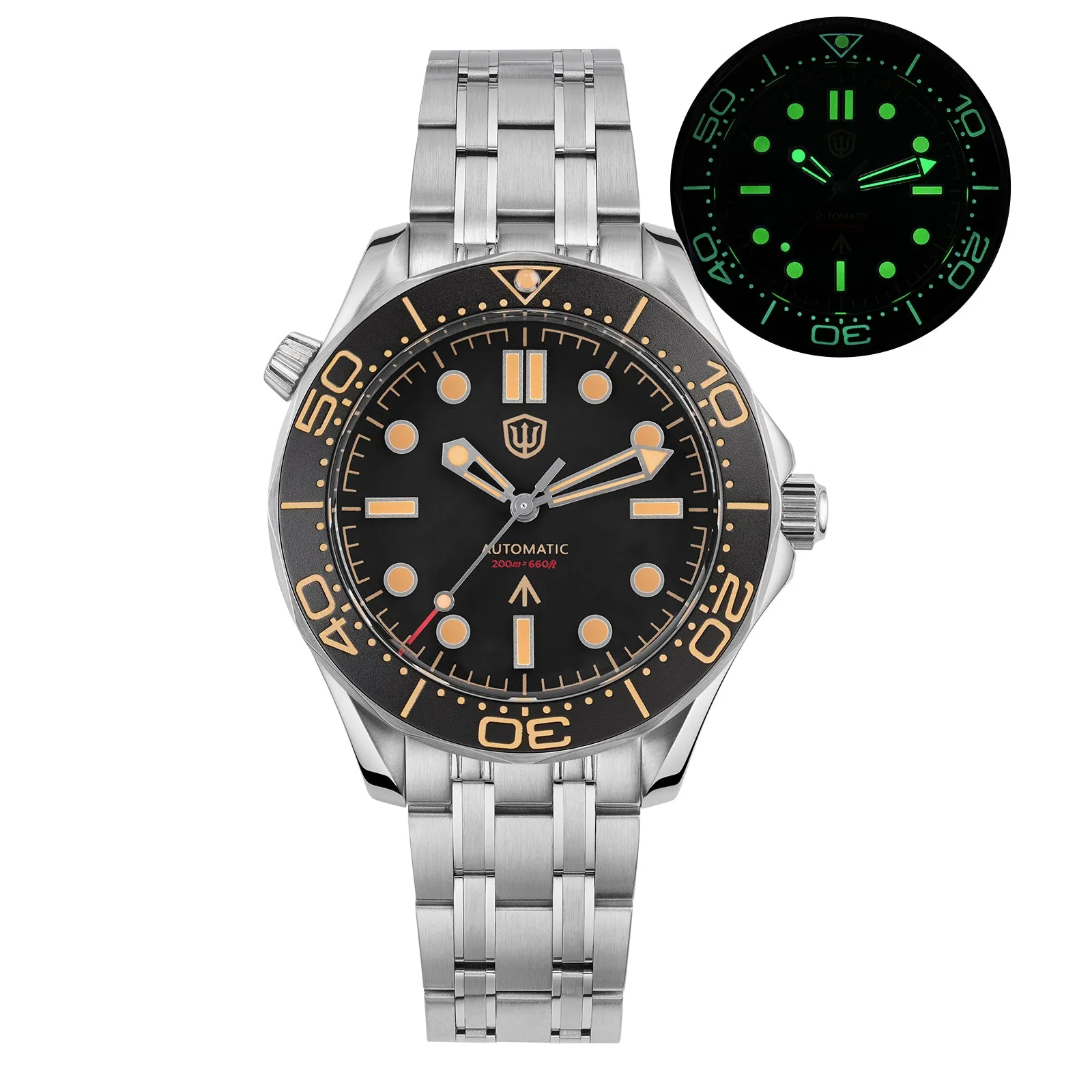 ★WeeklyDeal★Watchdives WD007ST 39mm NTTD Dive Watch