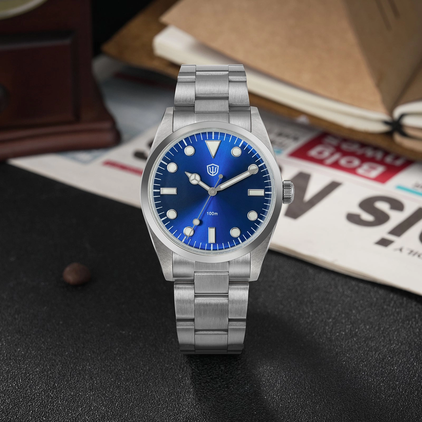 ★WeeklyDeal★Watchdives WD1016 37mm VH31 Explore Men Watch V2