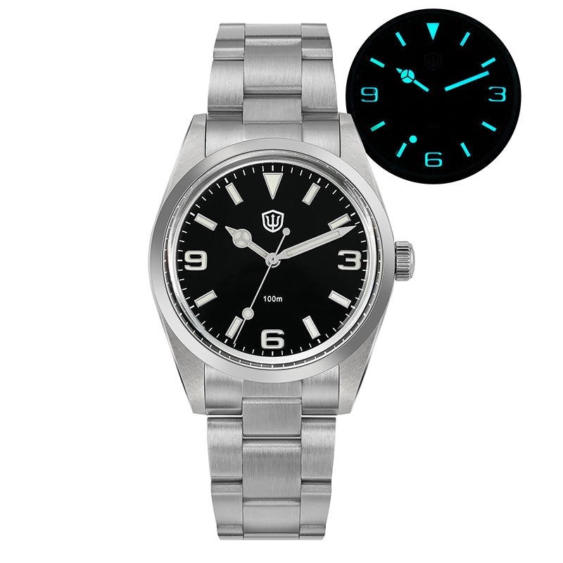 ★WeeklyDeal★Watchdives WD1016 37mm VH31 Explore Men Watch V2