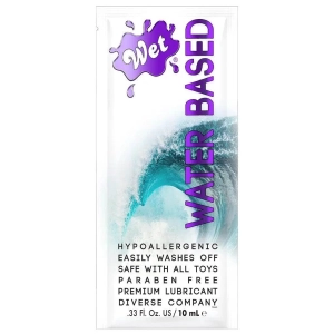 Wet - Wet Original Water Based Premium Lubricant - 33 fl oz (10ml)