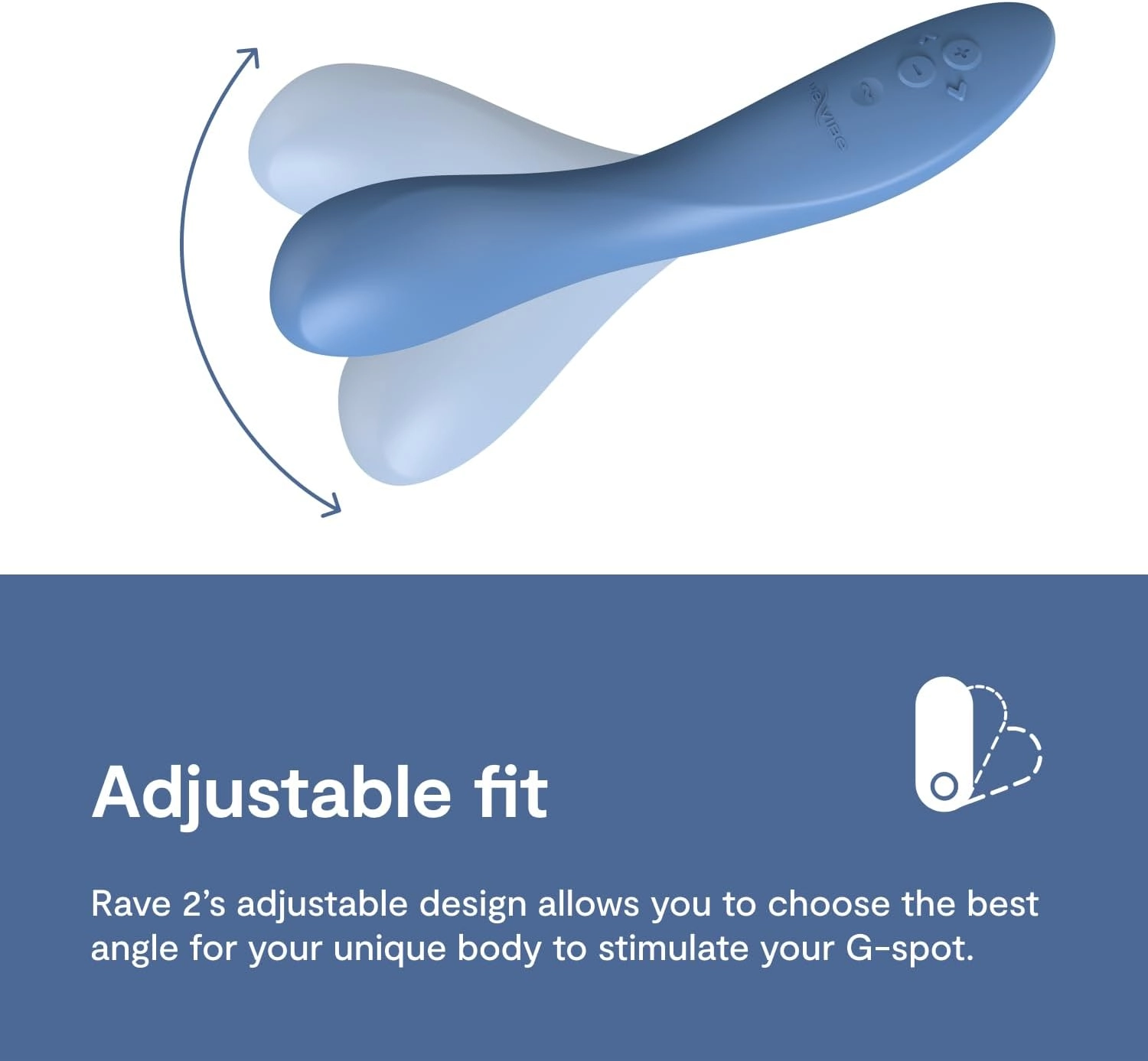 WEVIBE RAVE 2 G-SPOT VIBRATOR - BLUE