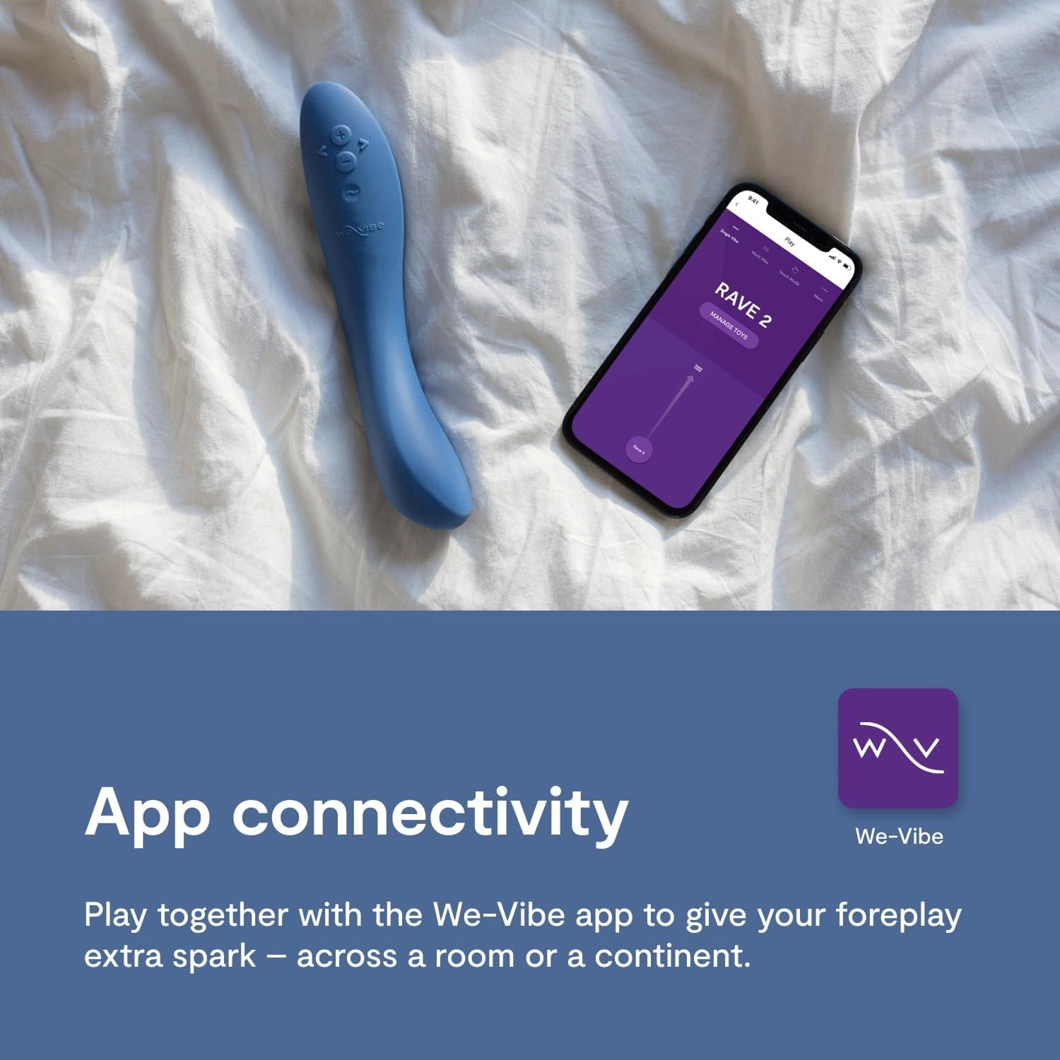 WEVIBE RAVE 2 G-SPOT VIBRATOR - BLUE