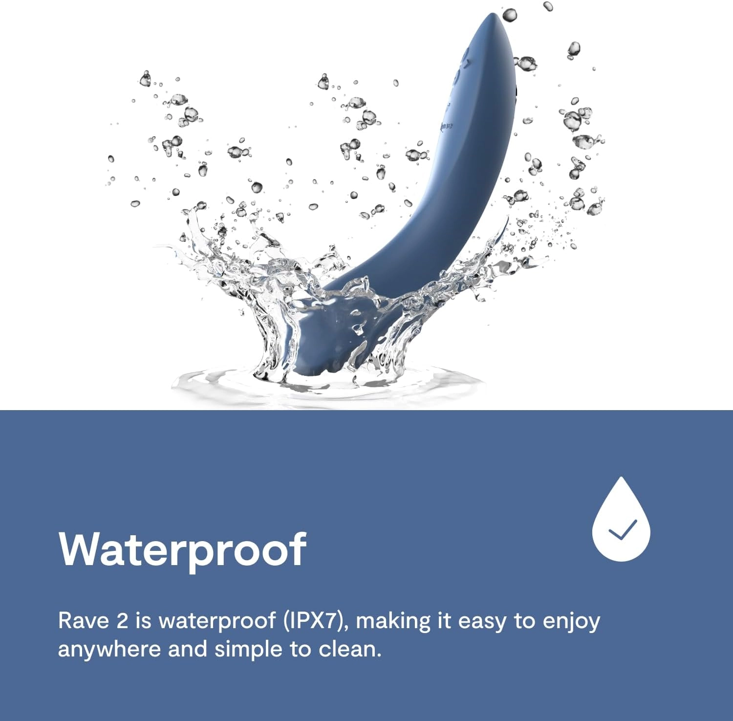WEVIBE RAVE 2 G-SPOT VIBRATOR - BLUE