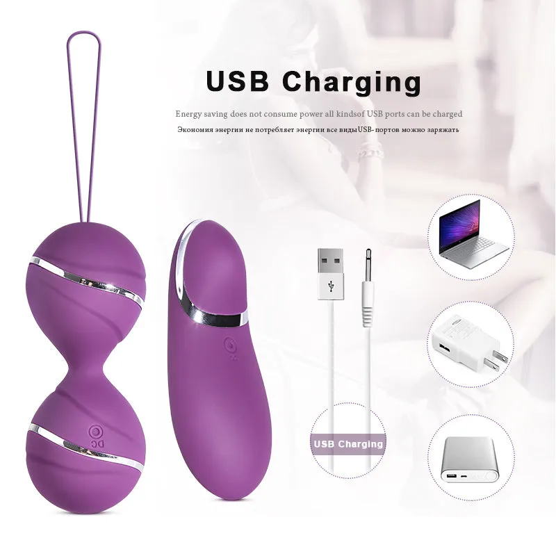 Wireless Remote Control Vibrating Egg Vaginal Tighten Clitoris Massager Jump Egg Kegel Ball Sex Toys for Women