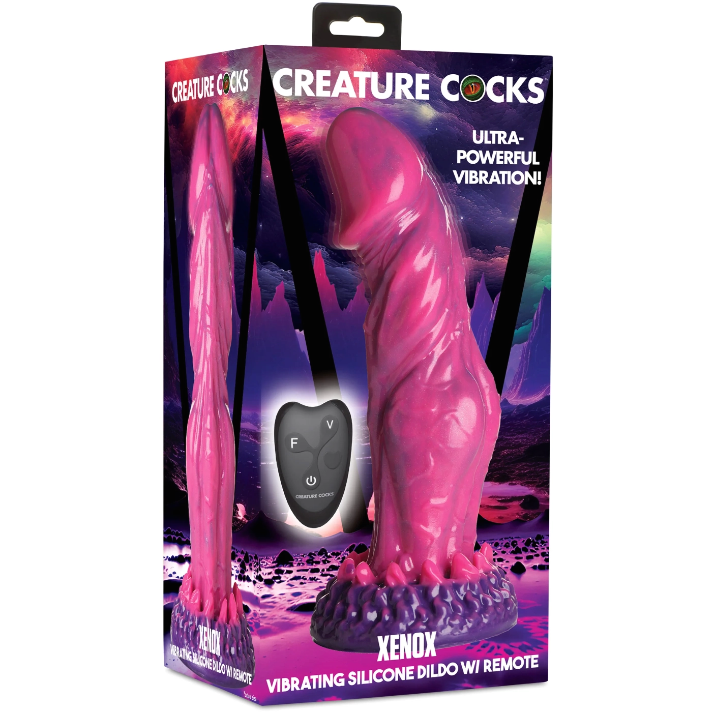Xenox Vibrating Remote Controlled Dildo by Creature Cocks