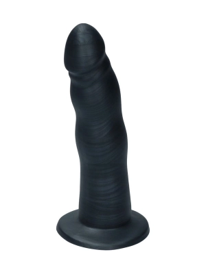 Ylva & Dite Anteros Black Grey Realistic Silicone Dildo 18.5 cm