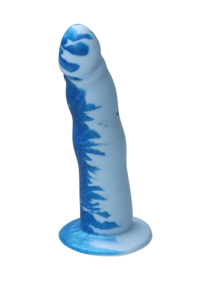 Ylva & Dite Anteros Sky Bright Blue Realistic Silicone Dildo 18.5 cm