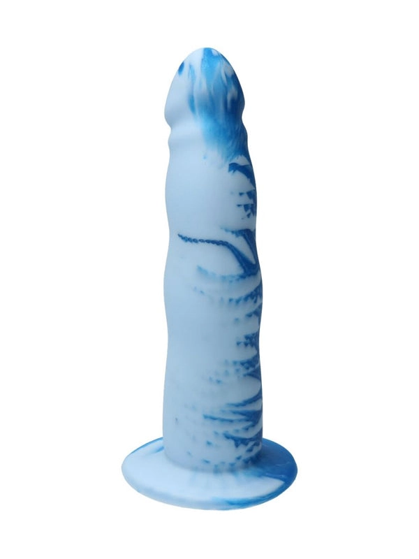 Ylva & Dite Anteros Sky Bright Blue Realistic Silicone Dildo 18.5 cm