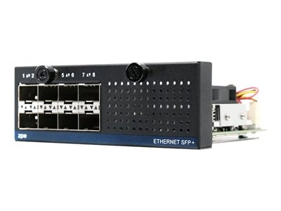 ZPE - Expansion module - Gigabit Ethernet x 8 - for P/N: M2-CELL-A, M2-S064, M2-S128, NSR-COVER, NSR-DISK-EXPN, NSR-FAN-IN, NSR-FAN-OUT NSR-8SFP-EXPN